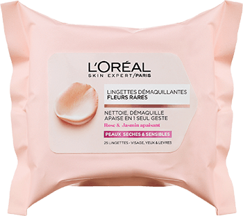 Cleansing Wipes For Sensitive And Dry Skin Rares Flowers Produktbillede